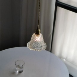 Modernt Blomsterglas Taklampa 1 Ljus Dekorativ Ljusarmatur