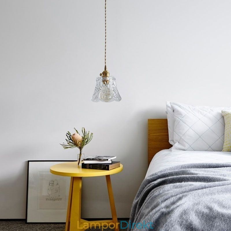 Blomster Taklampa Minimalistisk Dekorativ Glasarmatur