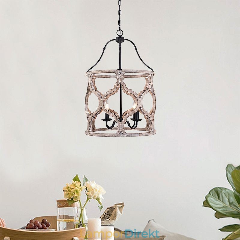 Vintage Style 4 Light Lantern Pendel Light