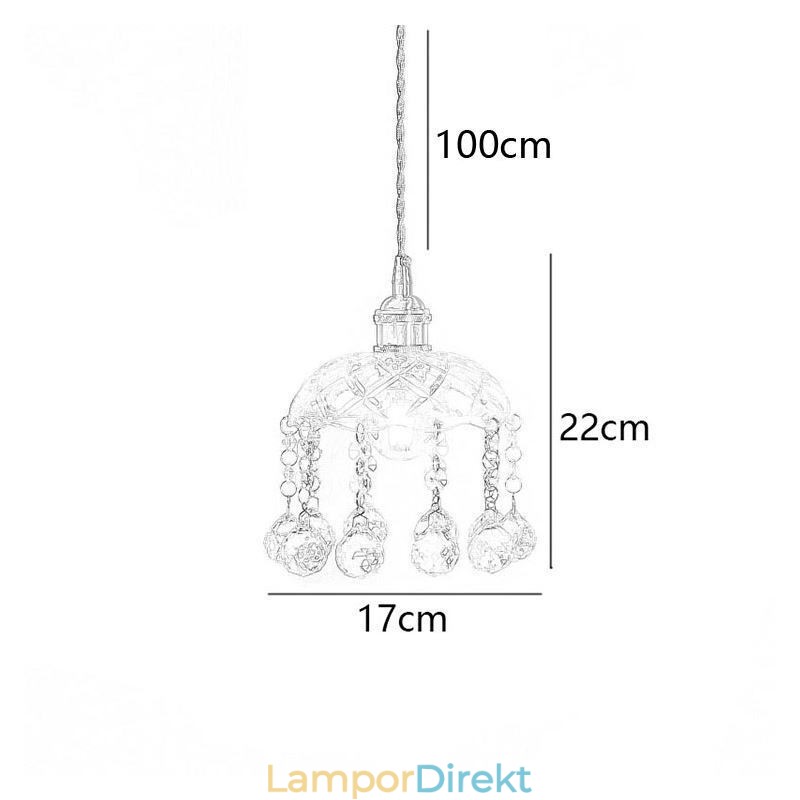 Modern Mini Glas Pendel Light 1 Light Dekoration Light Armature