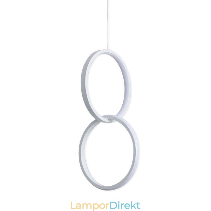 Mimimalistisk Dubbelring Taklampa