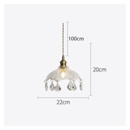 Modern Minimalistisk Glas Pendel Lampa Single Light Pendel Light