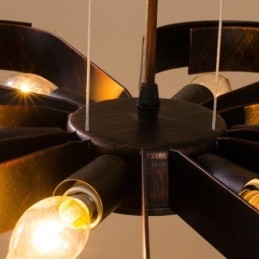 Modern Vintage Taklampa Järn Blomformad Taklampa