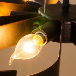 Modern Vintage Taklampa Järn Blomformad Taklampa