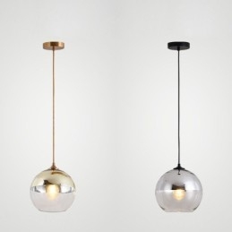 Creative Iron+Glass Globe Pendelljus Dekorativ Belysning