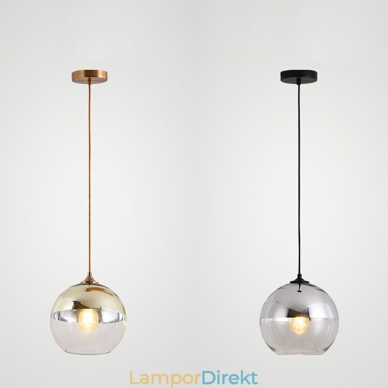 Creative Iron+Glass Globe Pendelljus Dekorativ Belysning
