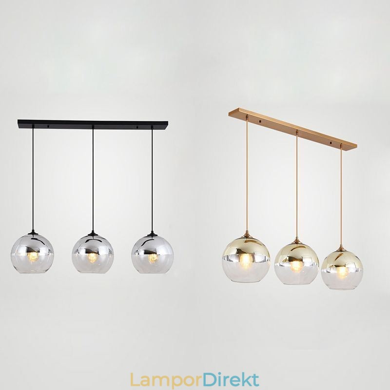 Creative Iron+Glass Globe Pendelljus Dekorativ Belysning