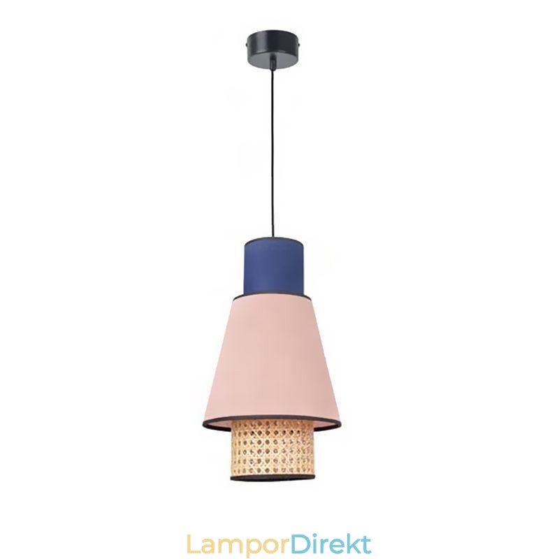 1 Ljus Klänning Lampskärm Hängande Lampa Bambu Väv Belysning