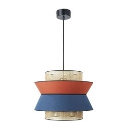 1 Ljus Klänning Lampskärm Hängande Lampa Bambu Väv Belysning