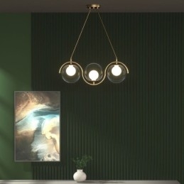 Modern Glasklot Taklampa Minimalistisk Ljusarmatur