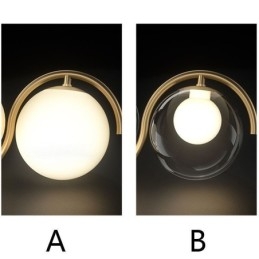 Modern Glasklot Taklampa Minimalistisk Ljusarmatur