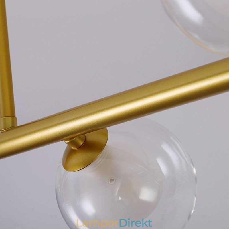 Ljuskrona Glas Globe Horisontell Typ Pendelljus