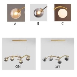 Modern Minimalist Branch Pendel Light 4 Lamp Dekorativ Light