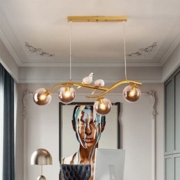 Modern Minimalist Branch Pendel Light 4 Lamp Dekorativ Light