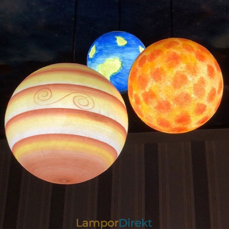Nordic Planet Design Pendellampa Unik Solar System Planets Ljuskrona