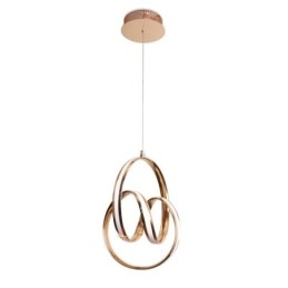 Modern Minimalistisk Pendellampa Unik Circular Twist Light Fixture Island