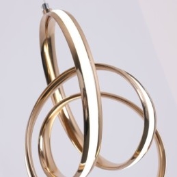 Modern Minimalistisk Pendellampa Unik Circular Twist Light Fixture Island