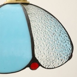 Minimalistisk Kronbladslampa I Glas Pendellampa Med Ett Enda Huvud