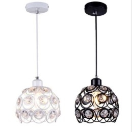 Hålkristall Järnhängande Lampa Island Idéer