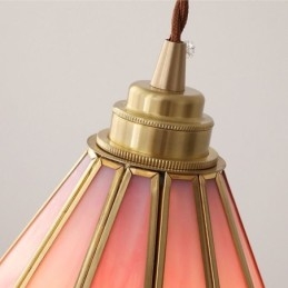 Pendellampa I Japansk Stil Retro Kronbladslampa