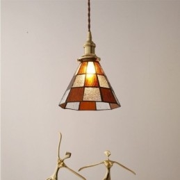 Retro Gallerglashängande Lampa Japansk Stil Belysning