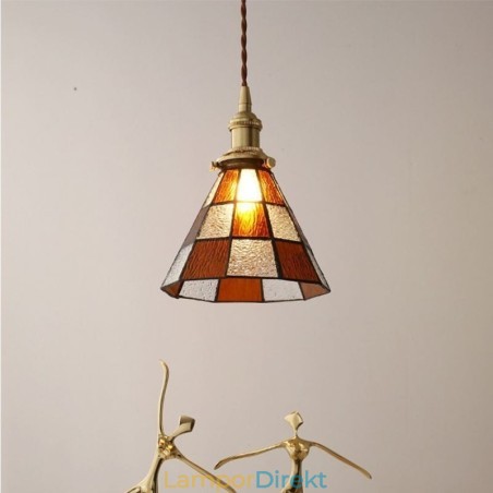 Retro Gallerglashängande Lampa Japansk Stil Belysning