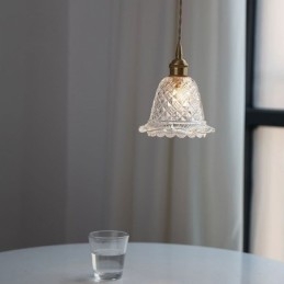 Modernt Blomsterglas Taklampa 1 Ljus Dekorativ Ljusarmatur