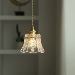 Blomster Taklampa Minimalistisk Dekorativ Glasarmatur