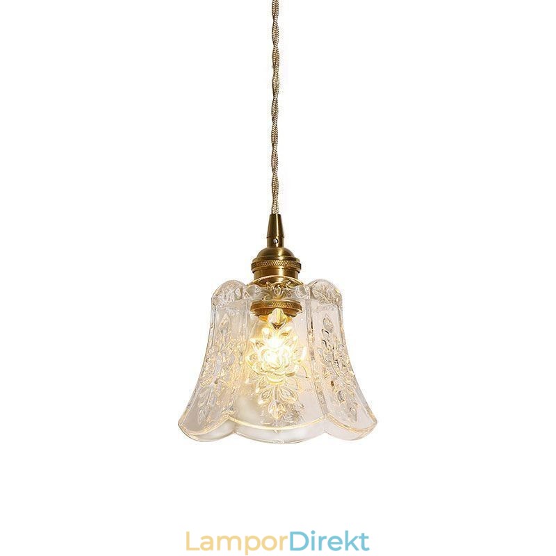 Blomster Taklampa Minimalistisk Dekorativ Glasarmatur