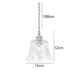 Blomster Taklampa Minimalistisk Dekorativ Glasarmatur