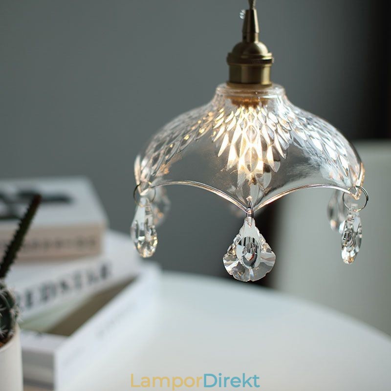 Modern Minimalistisk Glas Pendel Lampa Single Light Pendel Light