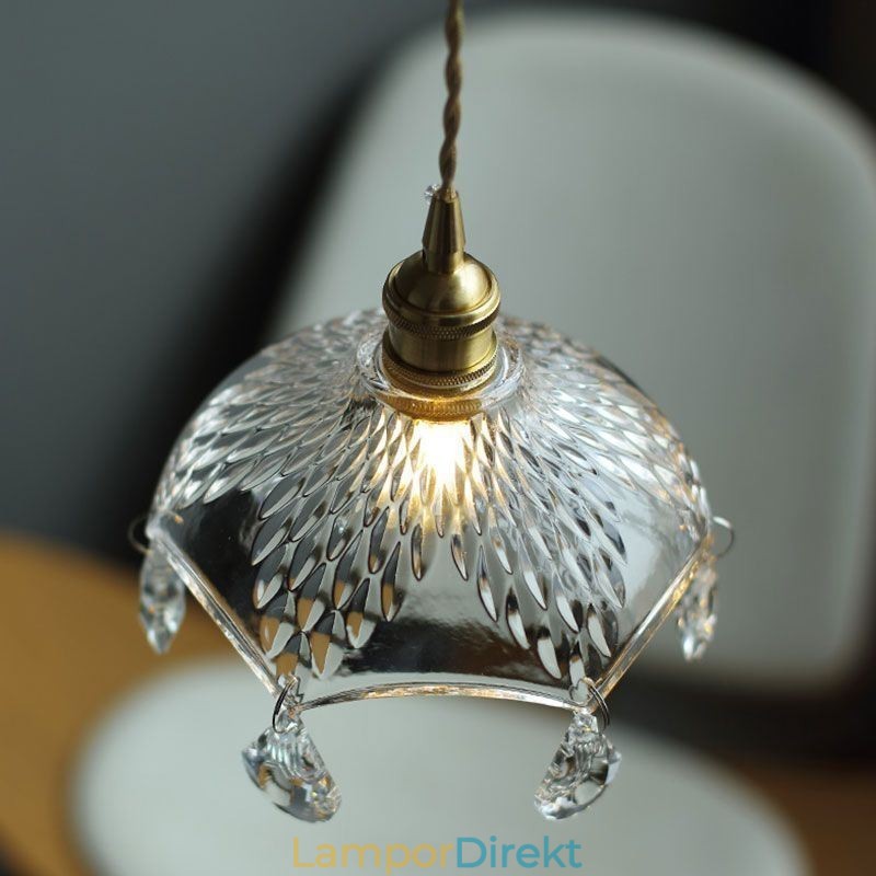 Modern Minimalistisk Glas Pendel Lampa Single Light Pendel Light
