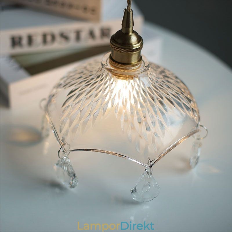 Modern Minimalistisk Glas Pendel Lampa Single Light Pendel Light
