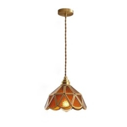 Retro Taklampa I Glas I Japansk Stil