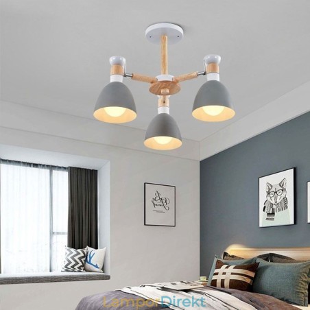 Nordic Macaron Pendelljus Creative Wood Chandelier Nordic Macaron Pendelljus Creative Wood Chandelier