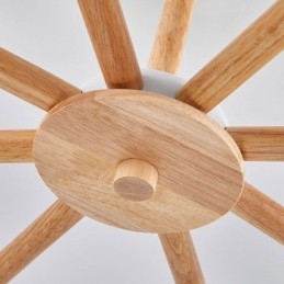 Nordic Macaron Pendelljus Creative Wood Chandelier