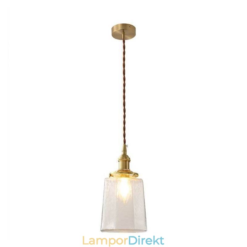 Modernt Minimalistiskt Glas Taklampa Dekorativt Takljus