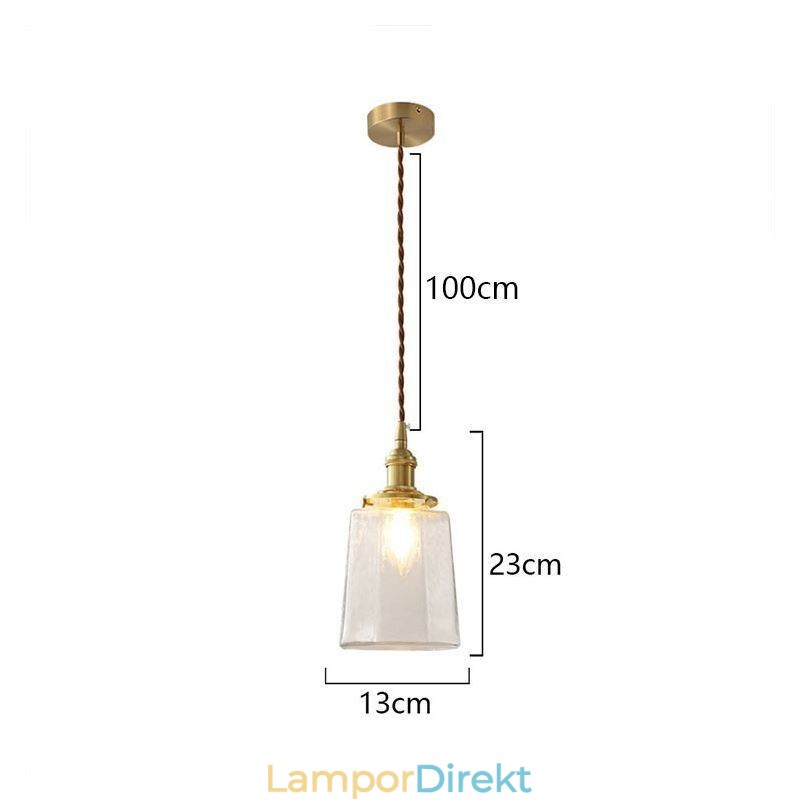 Modernt Minimalistiskt Glas Taklampa Dekorativt Takljus