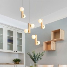 Trä Taklampa Magic Bean Cluster Takljus Island