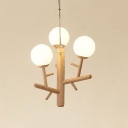 Nordic Creative Pendellampa I Trä