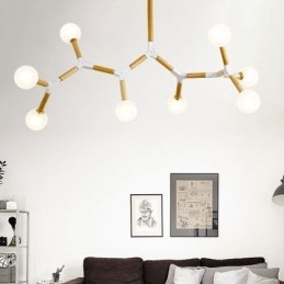Nordic Magic Bean Pendelljus Kreativ Träbelysning