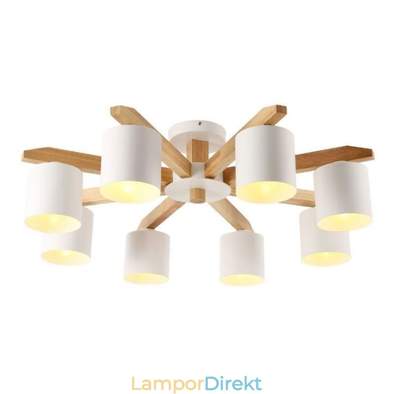 Nordic Log Pendellampa Macaron Light Fitting