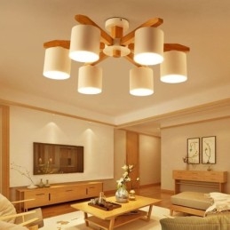 Nordic Log Pendellampa Macaron Light Fitting