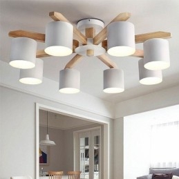 Nordic Log Pendellampa Macaron Light Fitting
