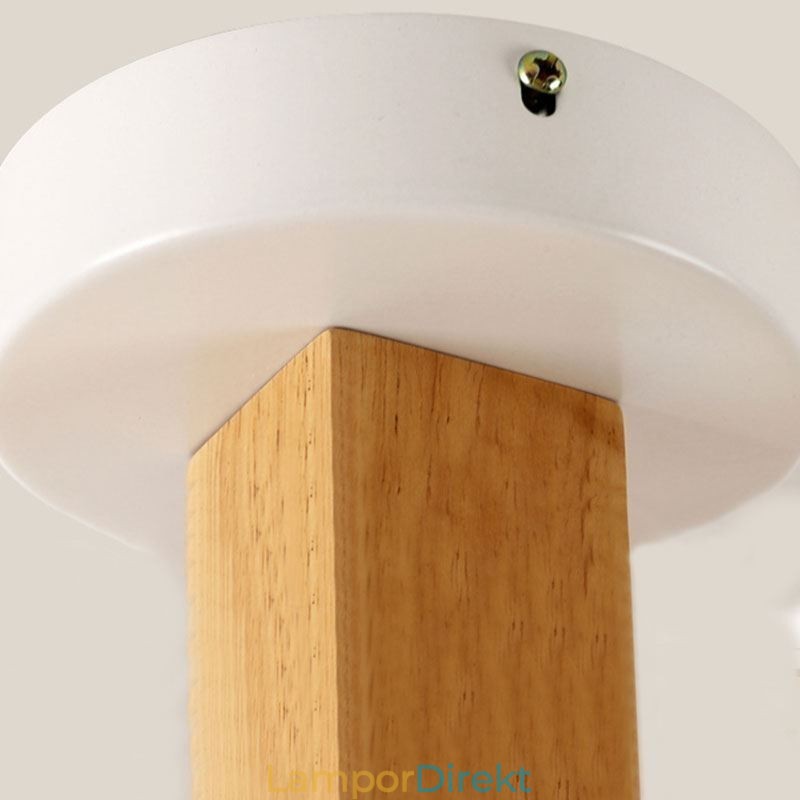 Nordic Log Pendellampa Macaron Light Fitting