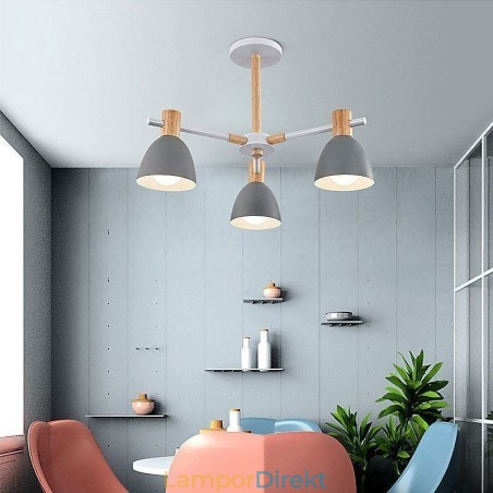 Modern Enkel Macaron Hänglampa Kreativ Träbelysning Modern Enkel Macaron Hänglampa Kreativ Träbelysning