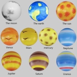 Nordic Planet Design Pendellampa Unik Solar System Planets Ljuskrona