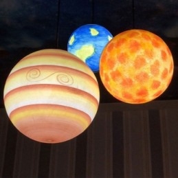 Nordic Planet Design Pendellampa Unik Solar System Planets Ljuskrona