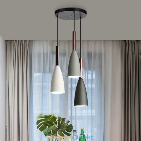 Modern Enkel Taklampa Tre Ljus Kreativa Aluminium Konst Ljus Armatur Cafe Modern Enkel Taklampa Tre Ljus Kreativa Aluminium Konst Ljus Armatur Cafe