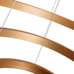 Modern Pendellampa Akryl 3 Ringar Lampa 80+60+40Cm